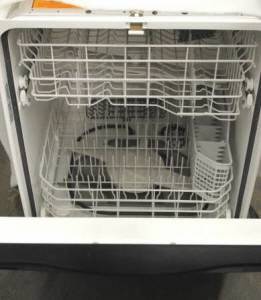 NEW GE DISHWASHER STAINLESS WITH BLACK CONTROL PANEL  