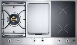 New Bertazzoni 36 Cooktop 1 Burner 2 Induction Burner Griddle